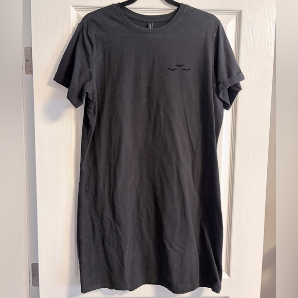 Lazypants Dresses & Skirts - Lazypants Black T-Shirt Dress